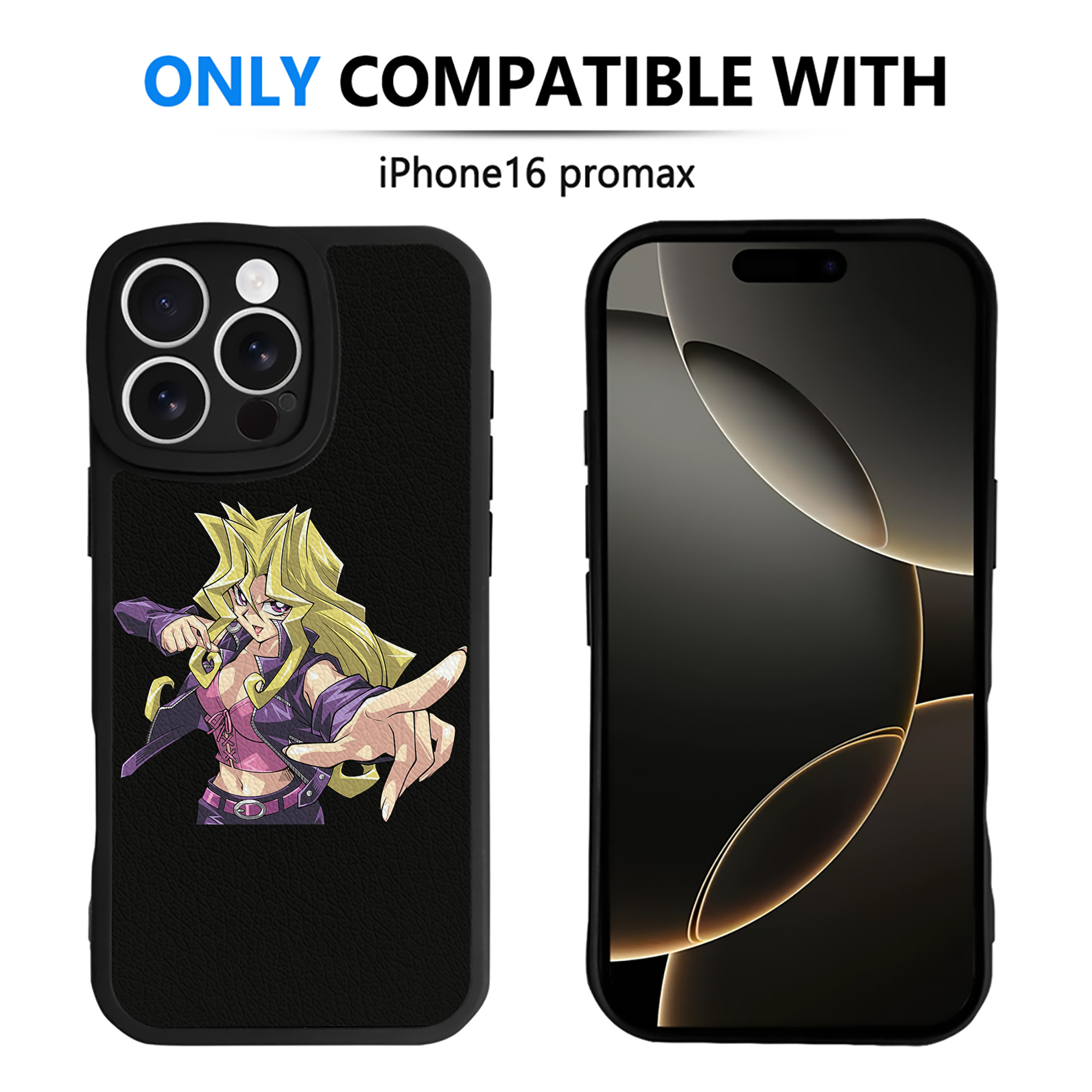 遊☆戯☆王 Yu-Gi-Oh! 【iPhone 16シリーズ対応】シリコンスマホケース（レザー調） 材質：シリコン